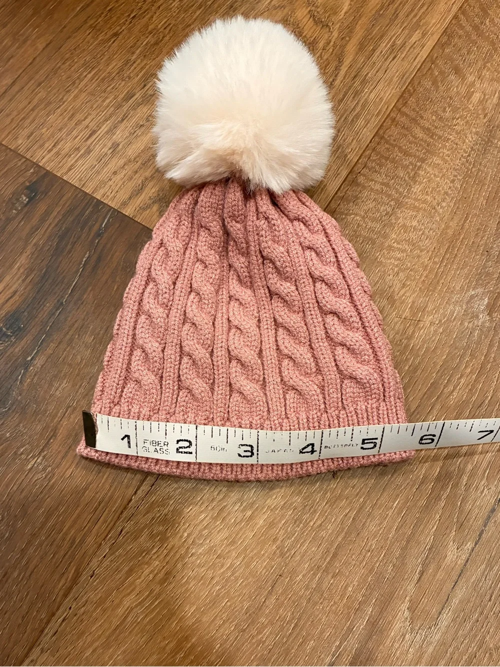 Laura Ashley Muted Pink Knit Hat Winter Baby Accessories 0-6m